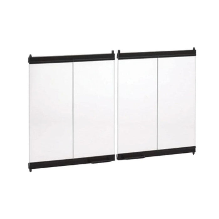 Superior - 48" Masonry Ceramic Glass Bi-Fold Door, Ebony