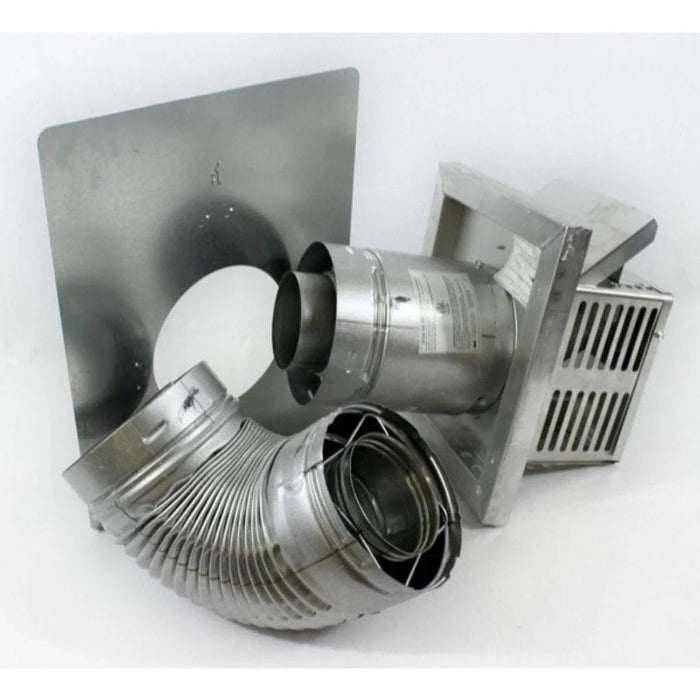 Superior Secure Vent Horizontal Termination Kit, Small Square, Includes SV4.5 90 Elbow