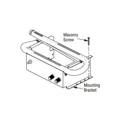 Superior Double-Flame vent free gas log burner