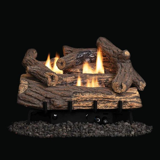 Superior LVD18GO-B Vent-Free Double-Flame 18" Golden Oak Log Set
