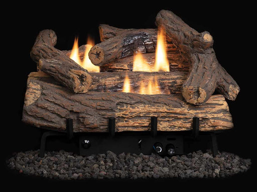 Superior Vent-Free Double-Flame Golden Oak Log Set