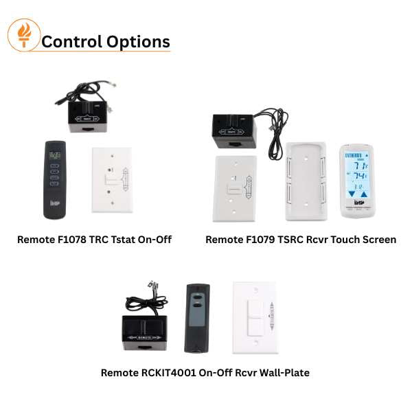 Superior Vent-Free Multi-Sided 27 Log Set Control Options