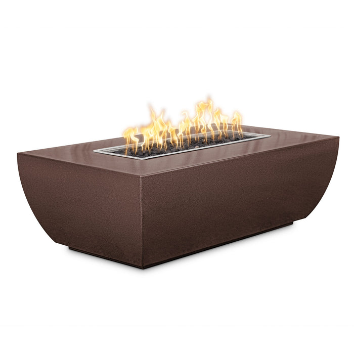 The Outdoor Plus Avalon 84" Fire Pit - 15" Tall - Powder Coated Metal