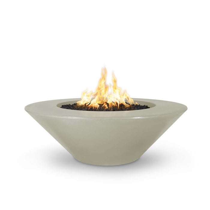 The Outdoor Plus Cazo 48" Wide Ledge Fire Pit - GFRC Concrete