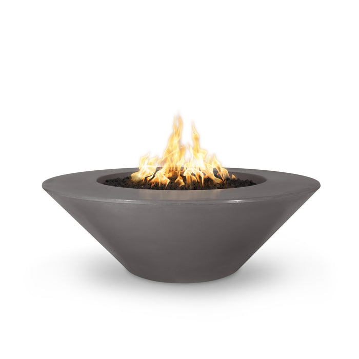 The Outdoor Plus Cazo 48" Wide Ledge Fire Pit - GFRC Concrete