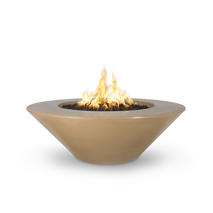 The Outdoor Plus Cazo 48" Wide Ledge Fire Pit - GFRC Concrete