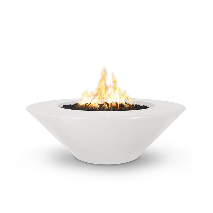 The Outdoor Plus Cazo 48" Wide Ledge Fire Pit - GFRC Concrete