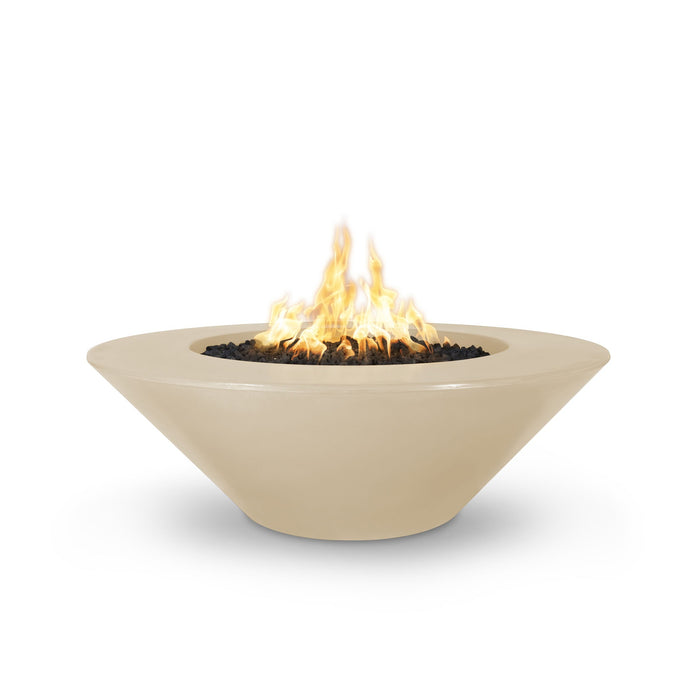 The Outdoor Plus Cazo 48" Wide Ledge Fire Pit - GFRC Concrete