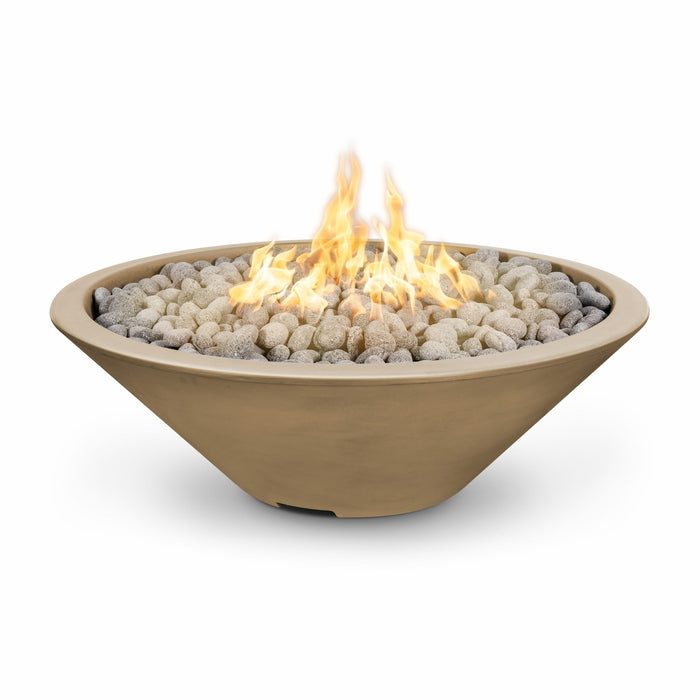 The Outdoor Plus Cazo 48" Narrow Ledge Fire Pit - GFRC Concrete