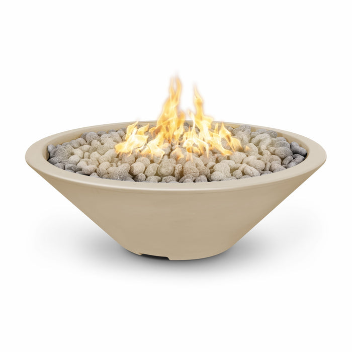 The Outdoor Plus Cazo 48" Narrow Ledge Fire Pit - GFRC Concrete