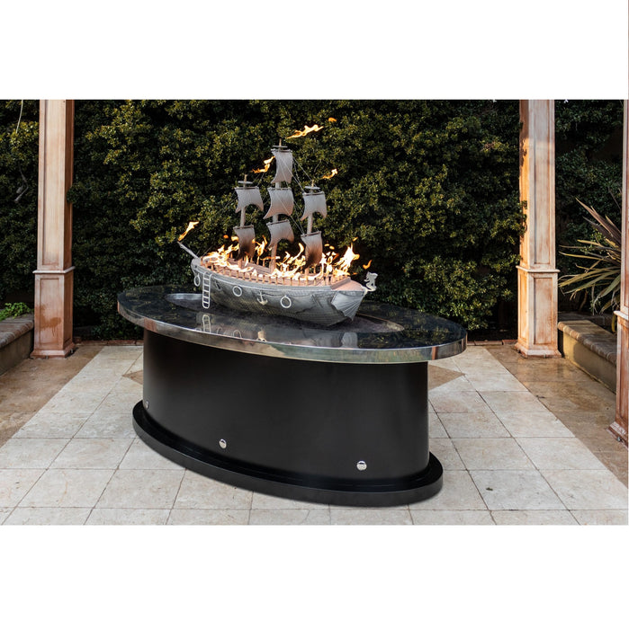 The Outdoor Plus La Pinta 72" Fire Table - Powder Coat