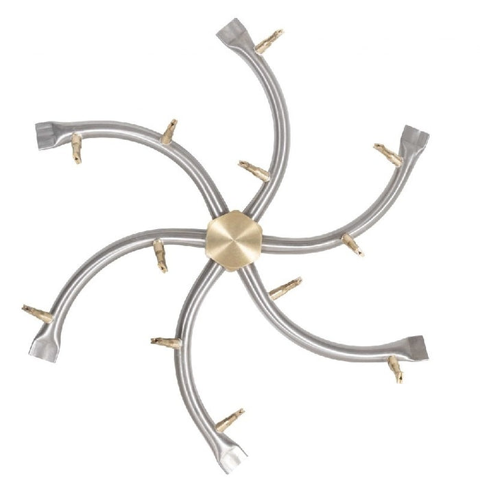 The Outdoor Plus 8" Round Stainless Steel Bullet Burner