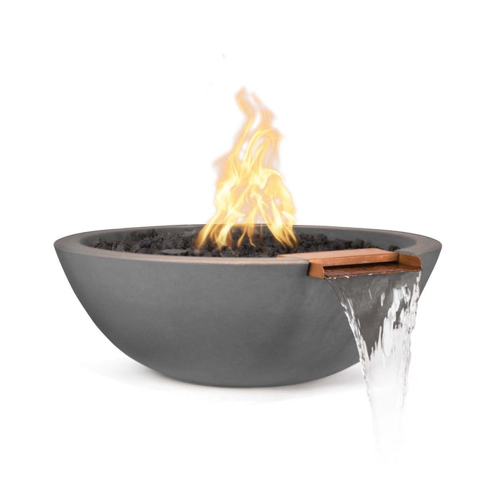 The Outdoor Plus Sedona 27" Fire & Water Bowl - GFRC Concrete