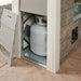 The Outdoor Greatroom Ready-to-Finish Outdoor Fireplace Gas Tank Storage Open