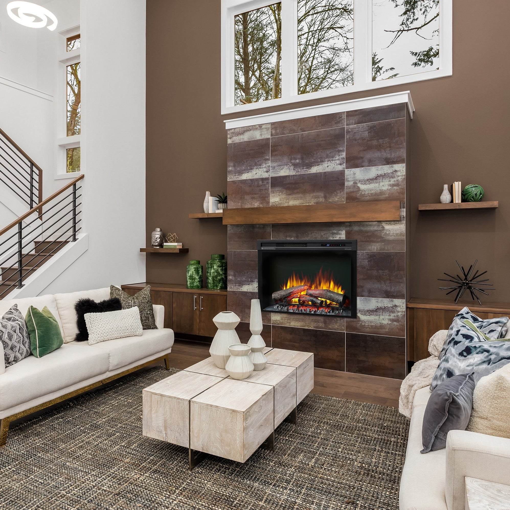 Dimplex Nova 33-Inch Plug-in Electric Firebox with Logs | XHD33L — The ...