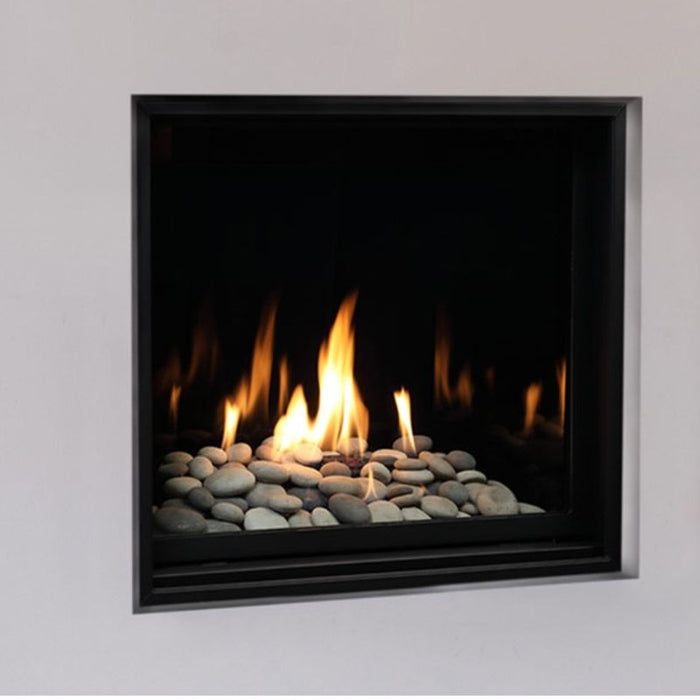 Media Options for Kingsman ZCV34 Direct Vent Gas Fireplace