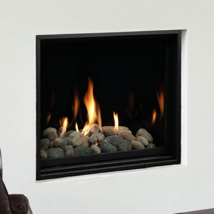 Media Options for Kingsman ZCV34 Direct Vent Gas Fireplace