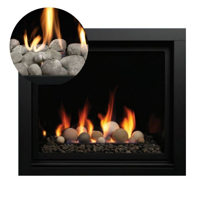 Media Options for Kingsman ZCV34 Direct Vent Gas Fireplace — The