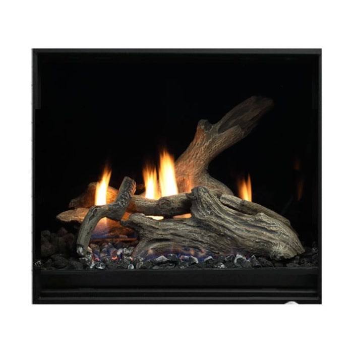 Media Options for Kingsman ZCV34 Direct Vent Gas Fireplace