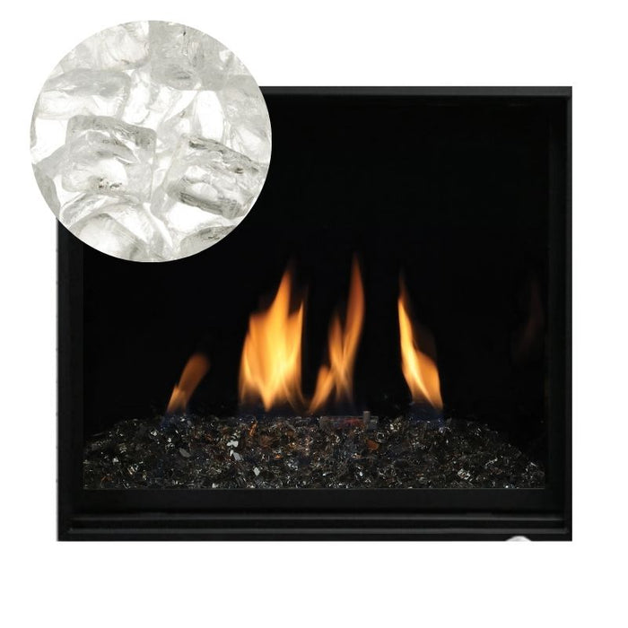 Media Options for Kingsman ZCV34 Direct Vent Gas Fireplace