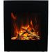 Amantii 24 x 28 Wall Mount/Corner Mount Electric Fireplace Rustic Flat Glass
