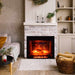 Amantii Fire & Ice Classic 30" Electric Fireplace installed in hearthside nook.