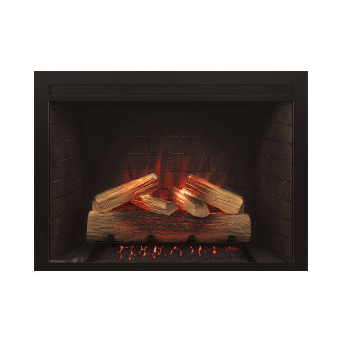 Front view shot of Amantii Fire & Ice Classic 26" Electric Fireplace.