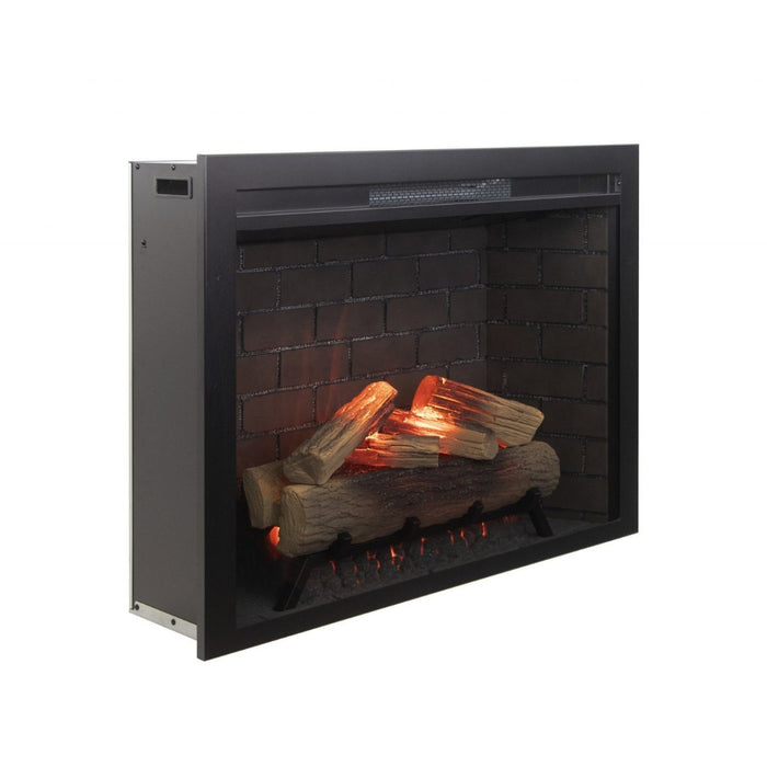 Side view shot of Amantii Fire & Ice Classic 26" Electric Fireplace.