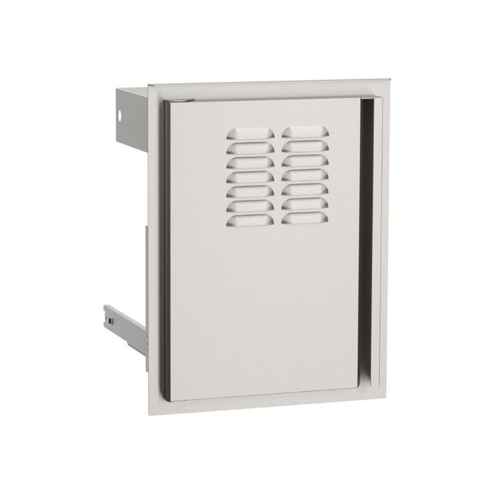 American Outdoor Grill 14 Vertical Door With Tank Tray And Louvers Left Hinge