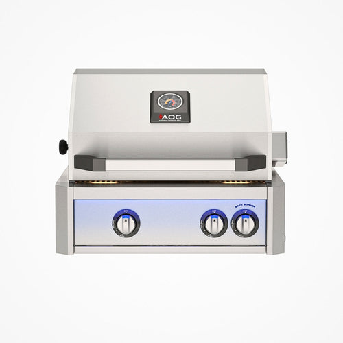 American Outdoor Grill 24 L Series Built-In Gas Grill AOG24ln Products Interior Halogen Lights On
