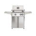 American Outdoor Grill 24" L-Series Portable Gas Grill in white accent panel and cart base.
