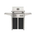 American Outdoor Grill 24" L-Series Portable Gas Grill with black cart accent panel.