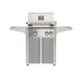 American Outdoor Grill 24" L-Series Portable Gas Grill with gray cart accent panel.

