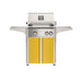 American Outdoor Grill 24" L-Series Portable Gas Grill with yellow cart accent panel.
