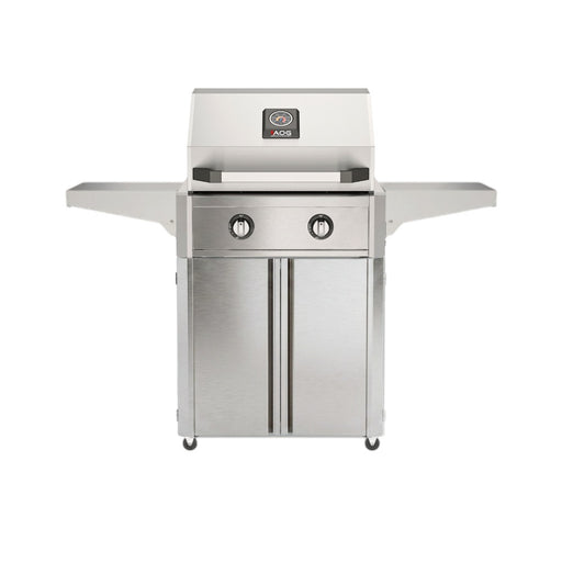 American Outdoor Grill 24" T-Series Portable Gas Grill with cart base.
