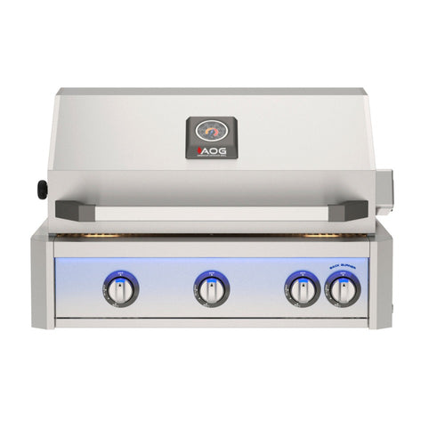 American Outdoor Grill 30 L Series Built-In Gas Grill AOG30LN Product Halogen Lights On