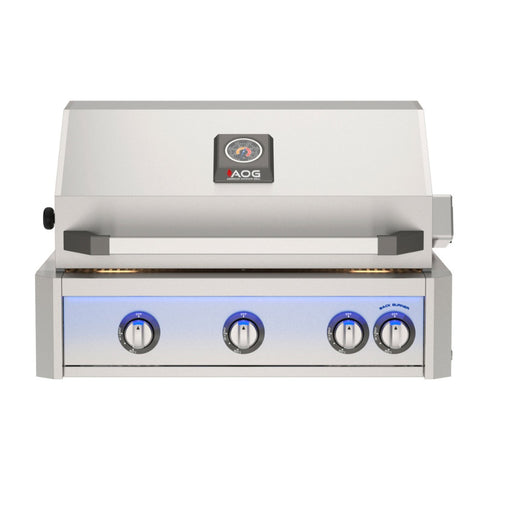 American Outdoor Grill 30 L Series Built-In Gas Grill AOG30LN Product Halogen Lights On