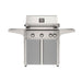 American Outdoor Grill 30" L-Series Portable Gas Grill with gray cart accent panel.
