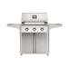 American Outdoor Grill 30" T-Series Portable Gas Grill in white accent panel and cart base.
