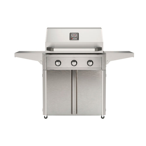 American Outdoor Grill 30" T-Series Portable Gas Grill with cart base.
