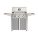 American Outdoor Grill 30" T-Series Portable Gas Grill with gray cart accent panel.
