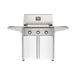 American Outdoor Grill 30" T-Series Portable Gas Grill with white cart accent panel.
