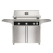 American Outdoor Grill 36" L-Series Portable Gas Grill in black accent panel and cart base.
