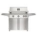 American Outdoor Grill 36" L-Series Portable Gas Grill in white accent panel and cart base.
