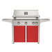 American Outdoor Grill 36" L-Series Portable Gas Grill with red cart accent panel.
