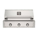American Outdoor Grill 36" T-Series Built-in Gas Grill — stainless steel grill head with diamond sear cooking grids and backlit comfort-touch control knobs.