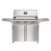 American Outdoor Grill 36" T-Series Portable Gas Grill with gray cart accent panel.
