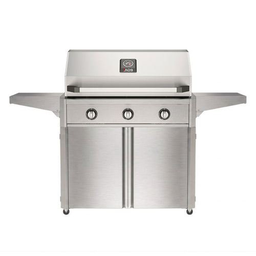 American Outdoor Grill 36" T-Series Portable Gas Grill with cart base.
