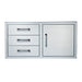 Broilmaster 20 Single Door With Triple Drawer BSAW4222ST Product