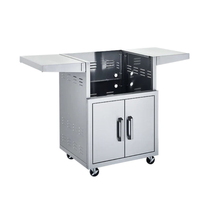 Broilmaster 25" B Series Basic Built-In Stainless Gas Grill BSACT25 Stainless Steel Cart